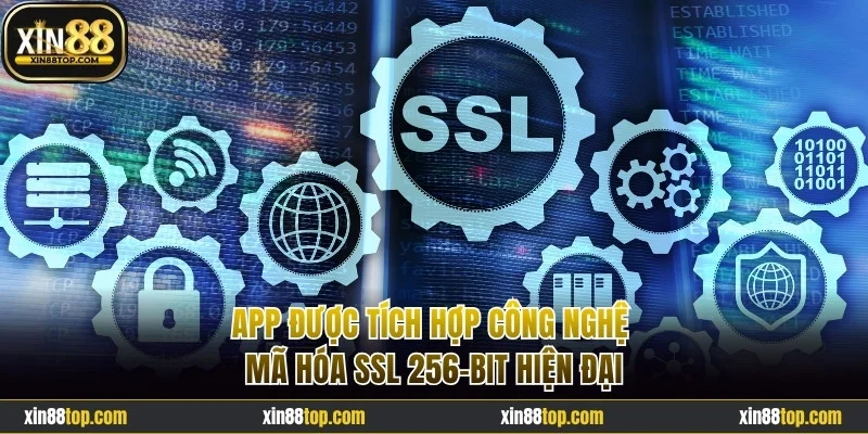 App tích hợp công nghệ mã hóa SSL 256-bit