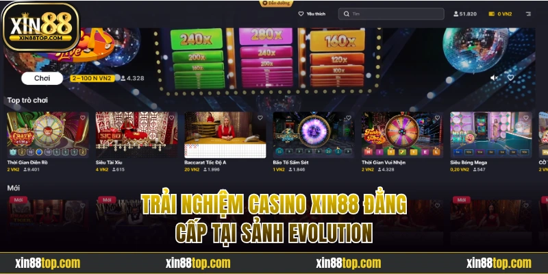 Trải nghiệm đẳng cấp châu Âu tại sảnh Evo