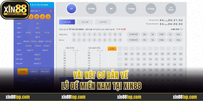 Vài nét cơ bản về lô đề miền Nam tại nhà cái